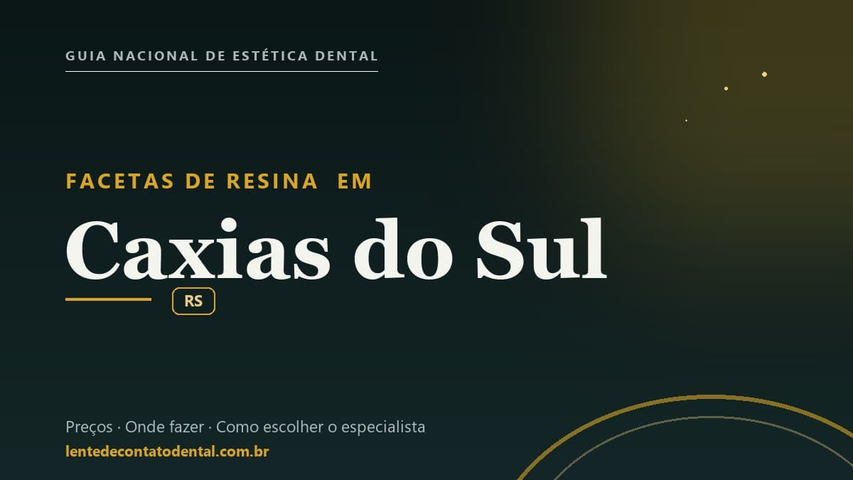Imagem ilustrativa do artigo sobre Facetas de Resina