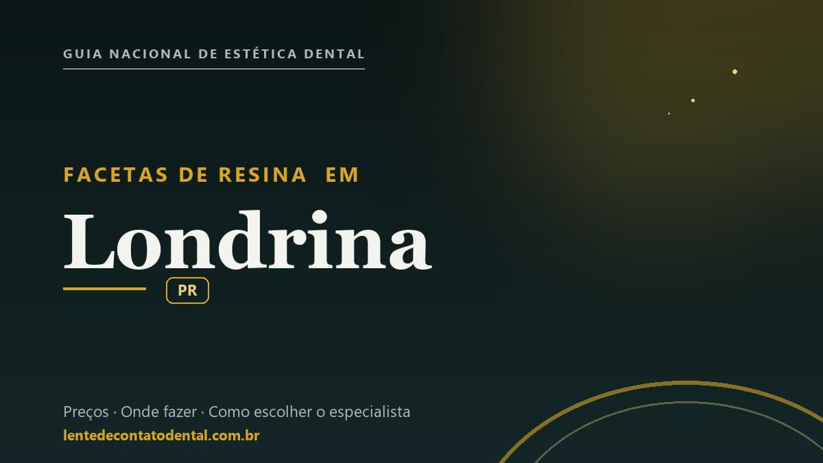 Imagem ilustrativa do artigo sobre Facetas de Resina