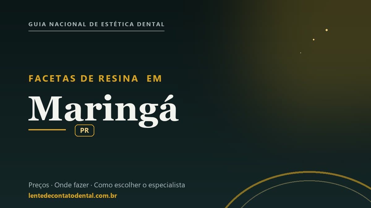 Imagem ilustrativa do artigo sobre Facetas de Resina