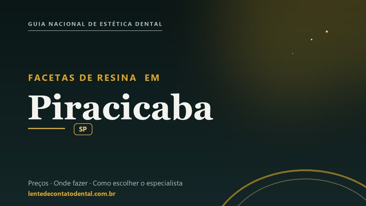 Imagem ilustrativa do artigo sobre Facetas de Resina