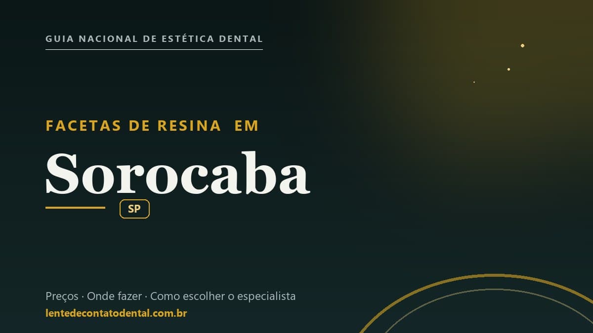 Imagem ilustrativa do artigo sobre Facetas de Resina