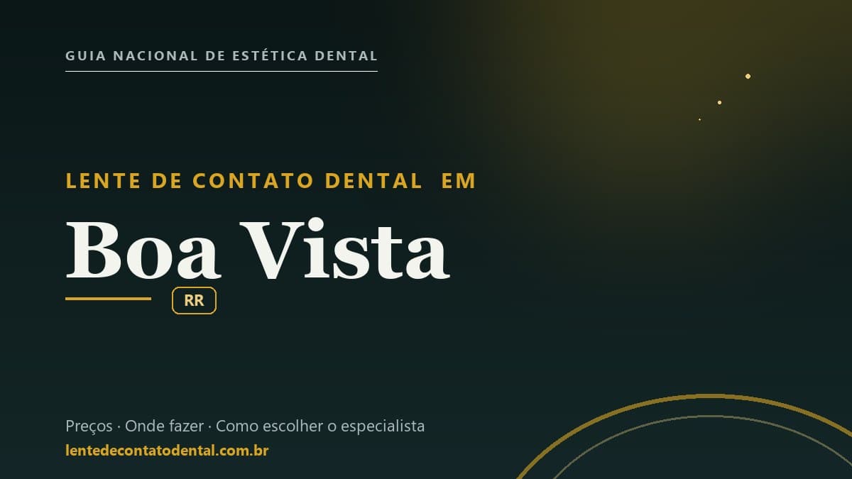 Imagem ilustrativa do artigo sobre Lente de Contato Dental