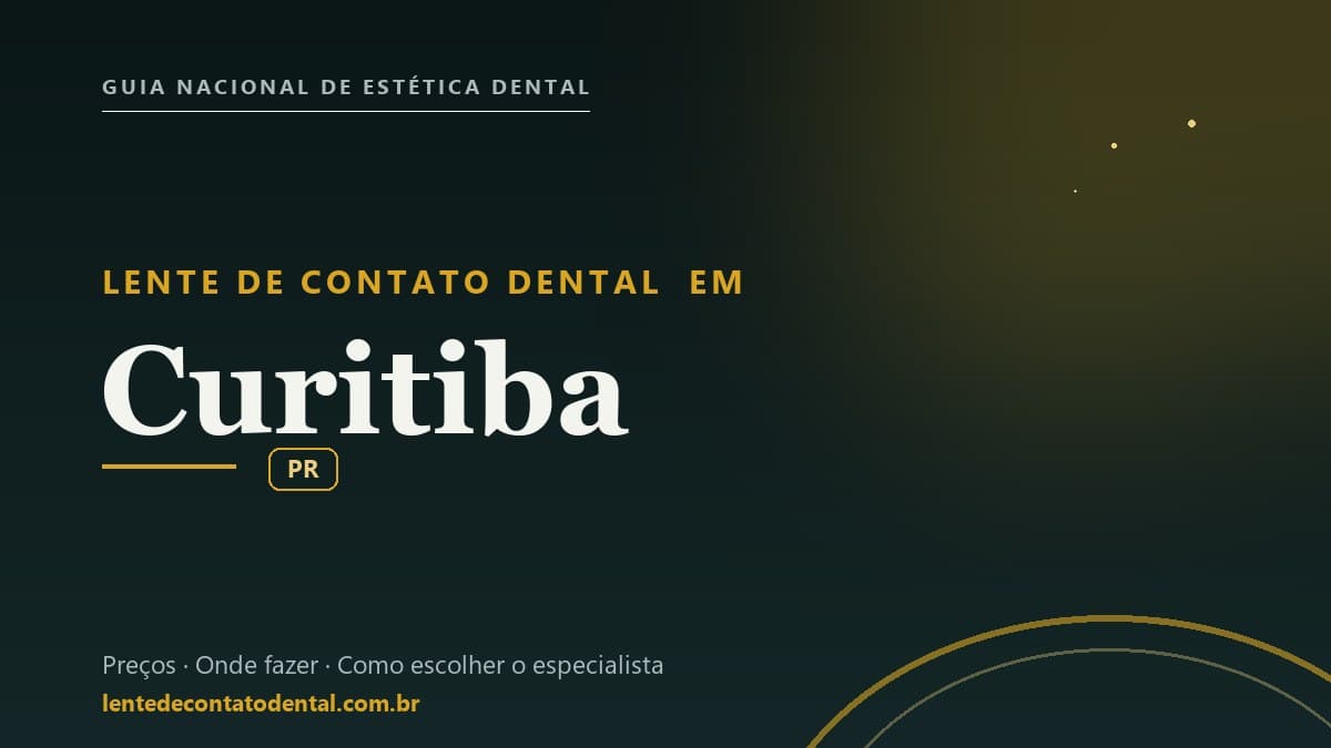 Imagem ilustrativa do artigo sobre Lente de Contato Dental