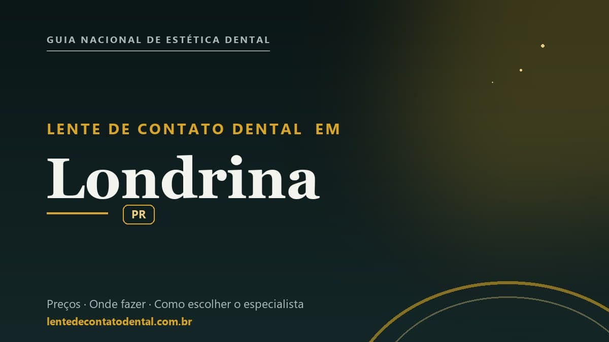 Imagem ilustrativa do artigo sobre Lente de Contato Dental