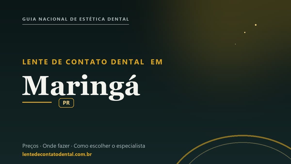 Imagem ilustrativa do artigo sobre Lente de Contato Dental