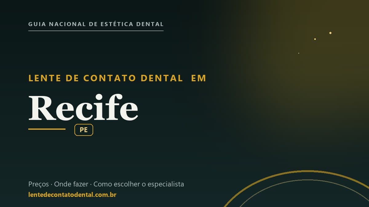 Imagem ilustrativa do artigo sobre Lente de Contato Dental