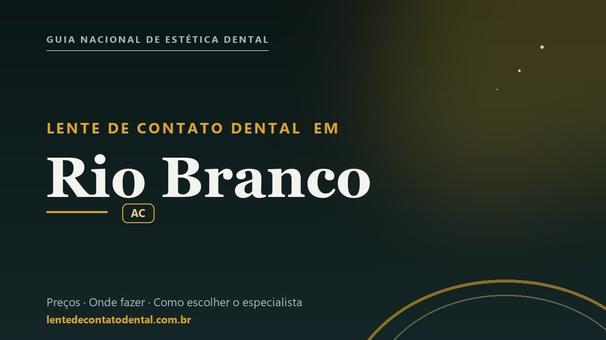 Imagem ilustrativa do artigo sobre Lente de Contato Dental
