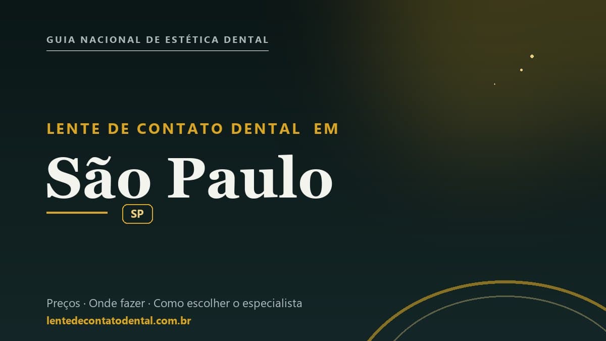 Imagem ilustrativa do artigo sobre Lente de Contato Dental