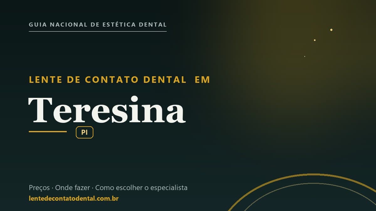 Imagem ilustrativa do artigo sobre Lente de Contato Dental