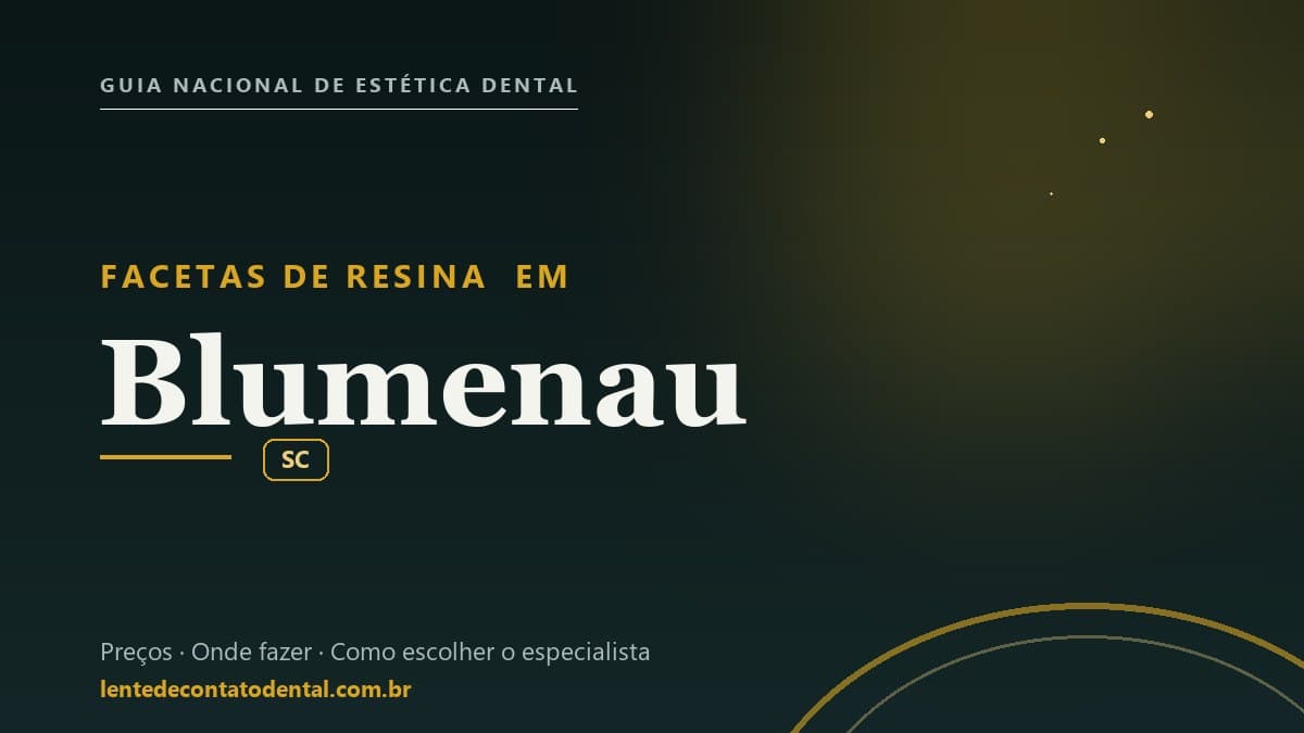 Imagem ilustrativa do artigo sobre Facetas de Resina