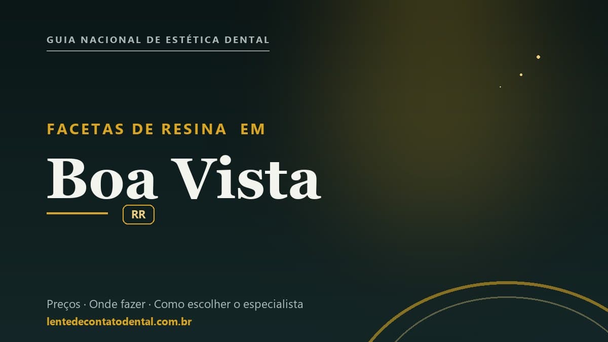 Imagem ilustrativa do artigo sobre Facetas de Resina