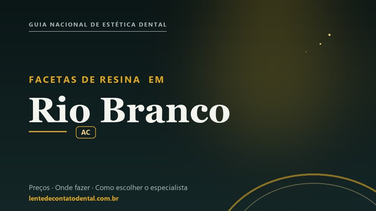 Imagem ilustrativa do artigo sobre Facetas de Resina