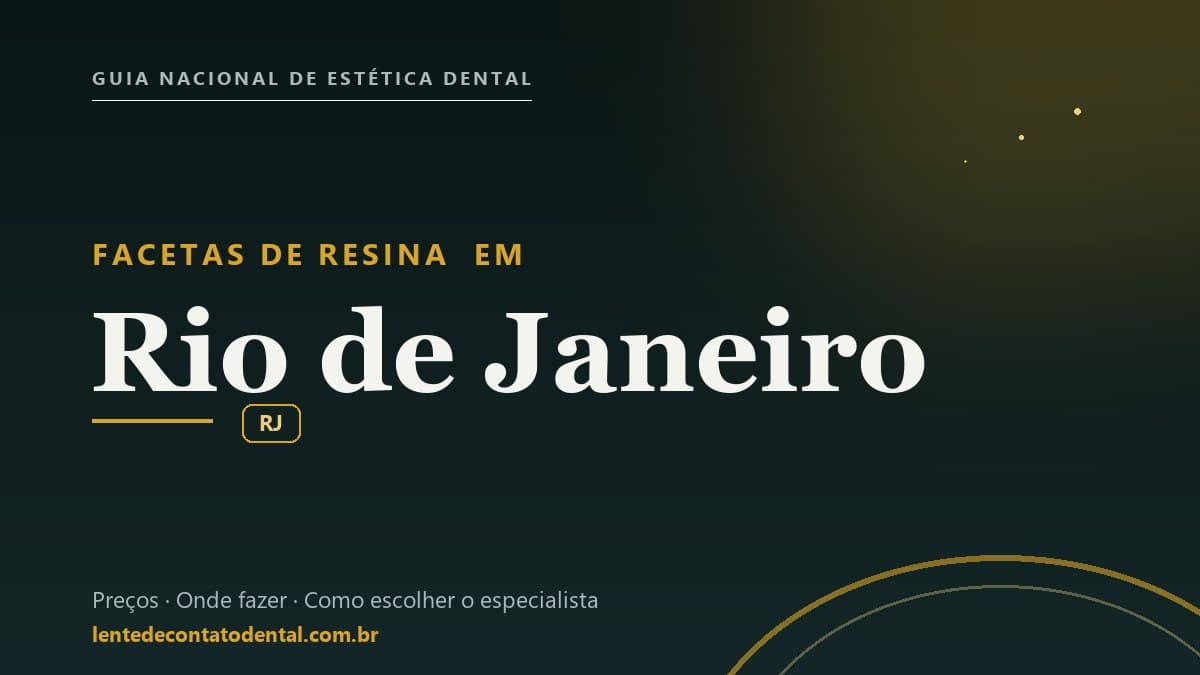 Imagem ilustrativa do artigo sobre Facetas de Resina