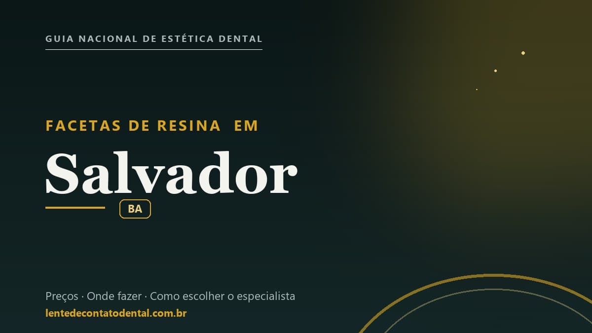 Imagem ilustrativa do artigo sobre Facetas de Resina