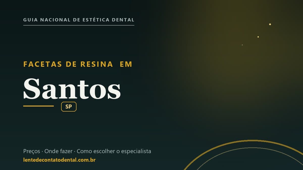 Imagem ilustrativa do artigo sobre Facetas de Resina