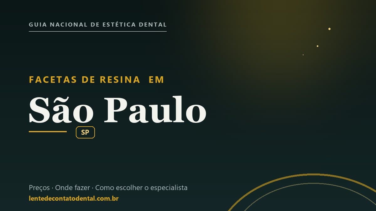 Imagem ilustrativa do artigo sobre Facetas de Resina