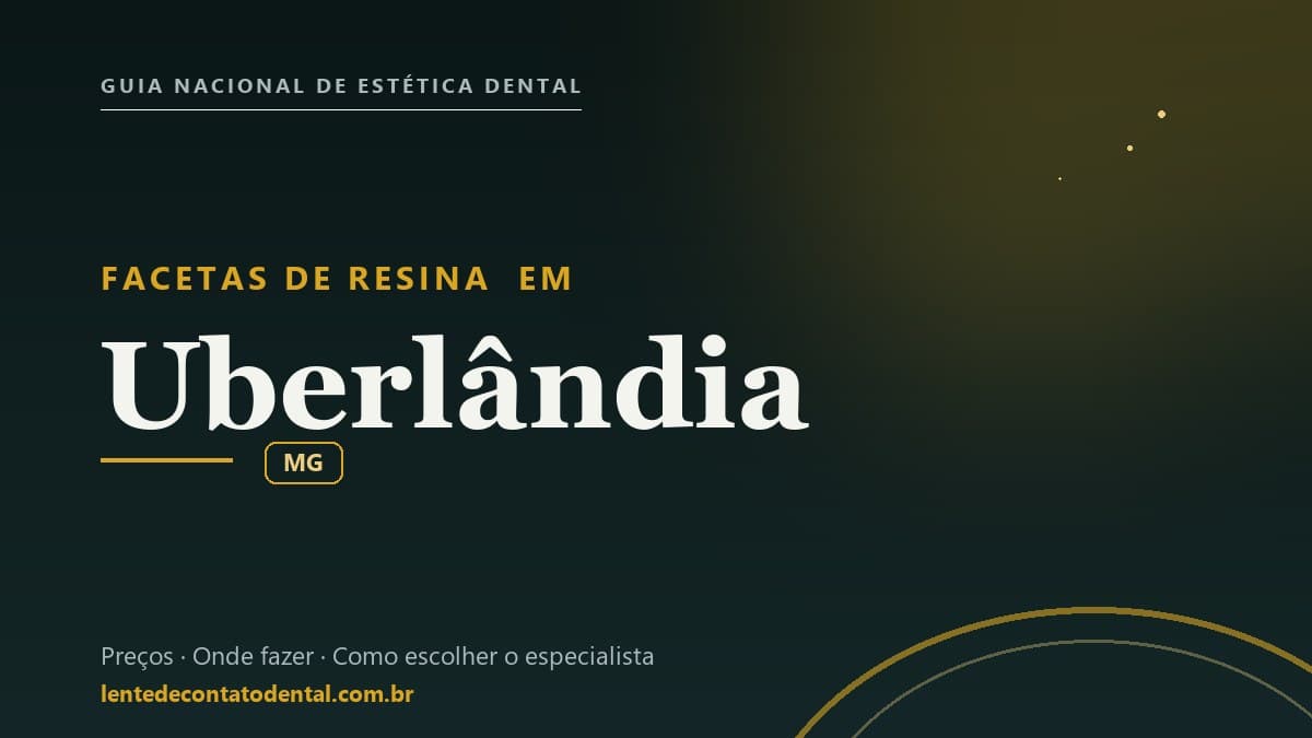 Imagem ilustrativa do artigo sobre Facetas de Resina