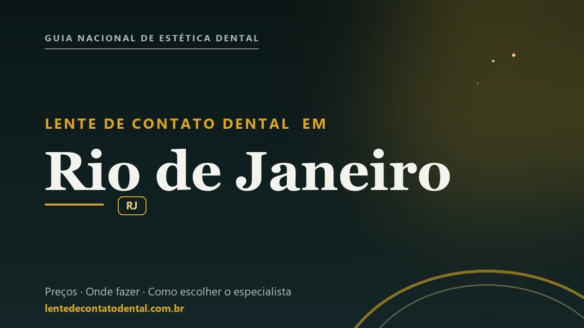 Imagem ilustrativa do artigo sobre Lente de Contato Dental