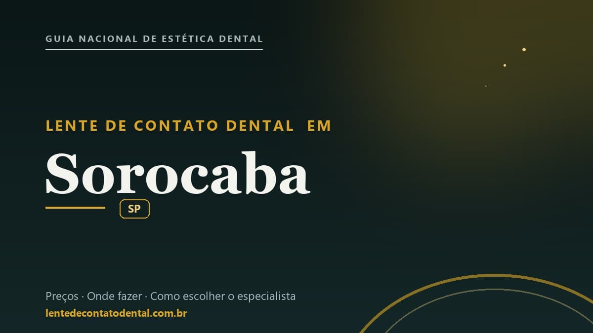 Imagem ilustrativa do artigo sobre Lente de Contato Dental