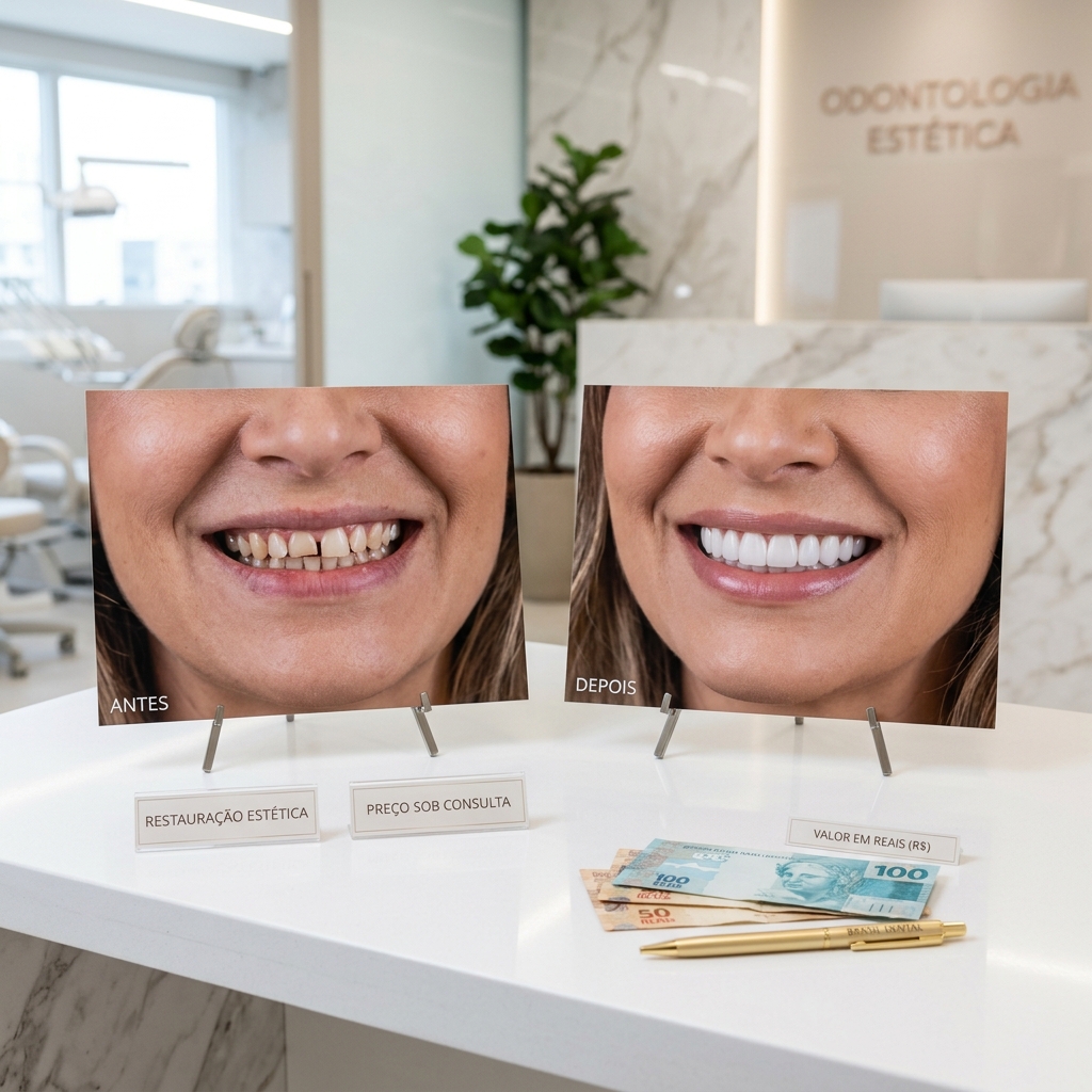 Lentes de contato dental de porcelana — custo e investimento em 2026